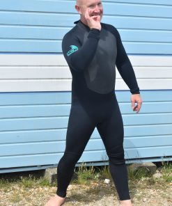 NCW 3/2 mm full length back zip wetsuit with GBS seams and stretch neoprene. #9