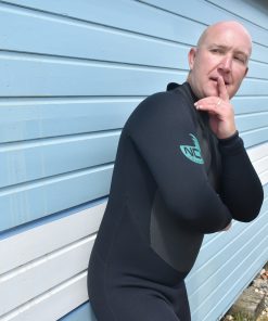 NCW 3/2 mm full length back zip wetsuit with GBS seams and stretch neoprene. #12
