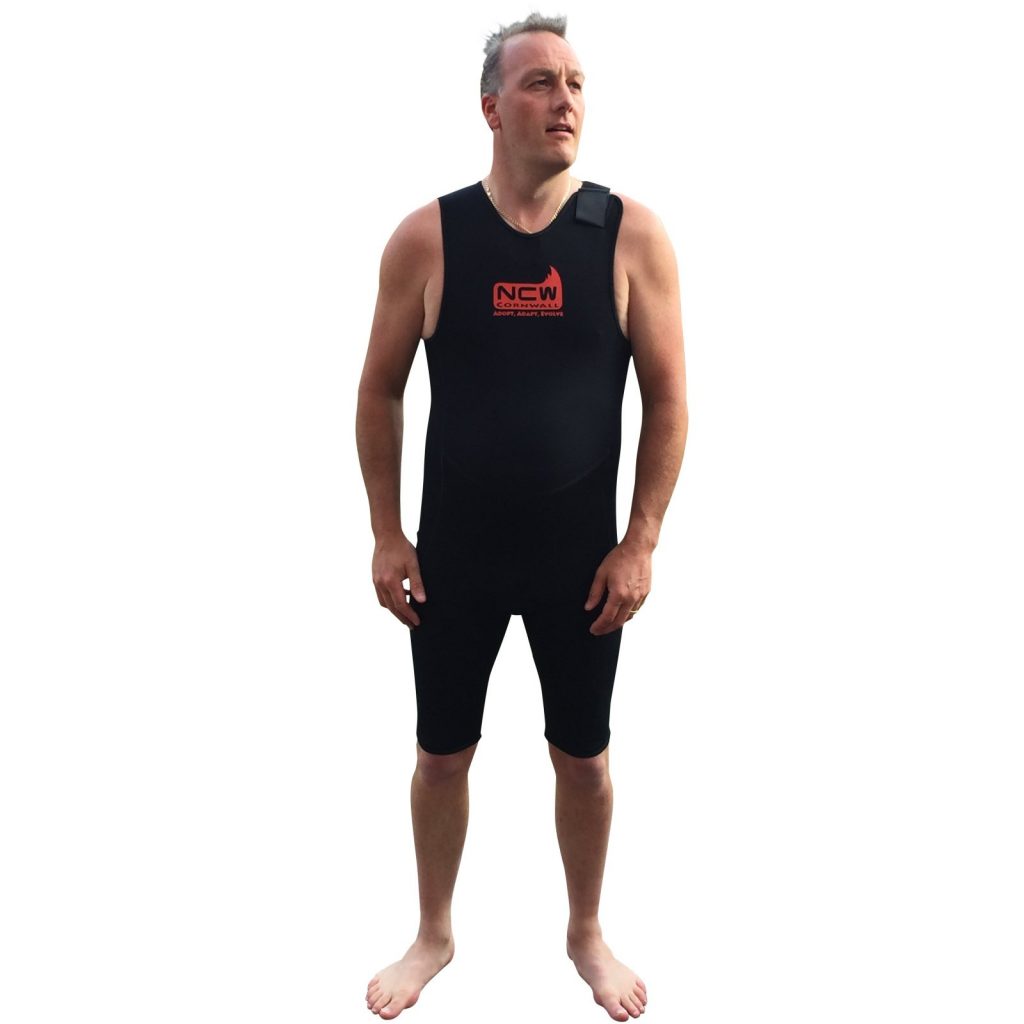 Short John unisex thermal lined 2mm shoulder opening wetsuit