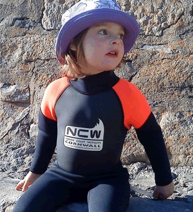 kids / childrens full 3mm wetsuit