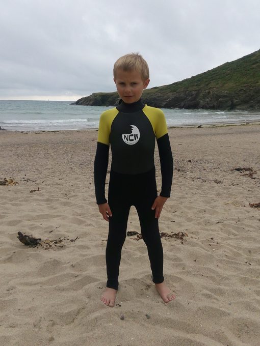 NCW kids 5mm full wetsuit with GBS seams