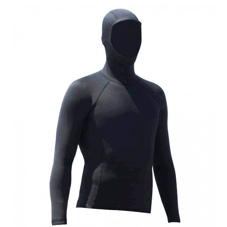 1.5mm Thermal Hooded Long Sleeve Rash Vest / Rash Guard (unisex fit)