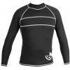 long sleeve rash vest in black SPF50+