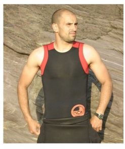 2mm Thermal Super-X-Stretch Neoprene Sleeveless Rash Vest