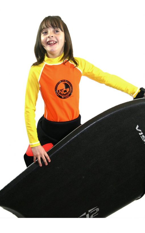 NCW kids and junior long sleeve uv50 rash vest