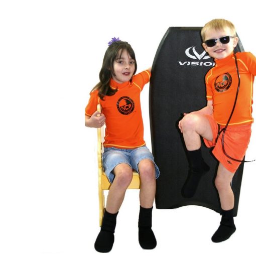 NCW kids short sleeve uv50 rash vests