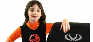 Kids 2mm Long john thermal wetsuits wotj with short sleeve UV rash vest