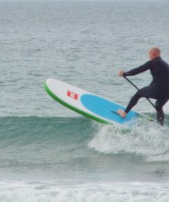 SUP surfing with NCW long John wetsuit