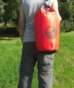 30L red or black roll top dry bag 100% waterproof lightweight TOUGH RIPSTOP nylon with strap