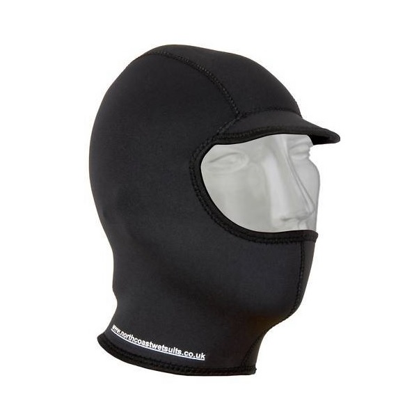 Easy Fit Surf Hood Balaclava (velcro opener) 3mm Titanium Neoprene