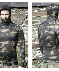 2mm Thermal Hooded Long Sleeve CAMO Rash Vest (unisex fit)