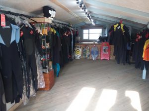 Wetsuit showroom surf shop Cornwall