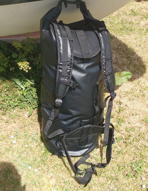 85l PVC rucksack dry bag black