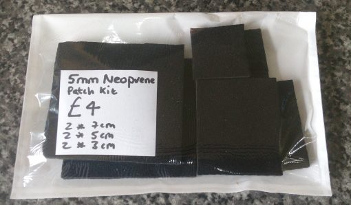 5mm neoprene wetsuit repair patch kit