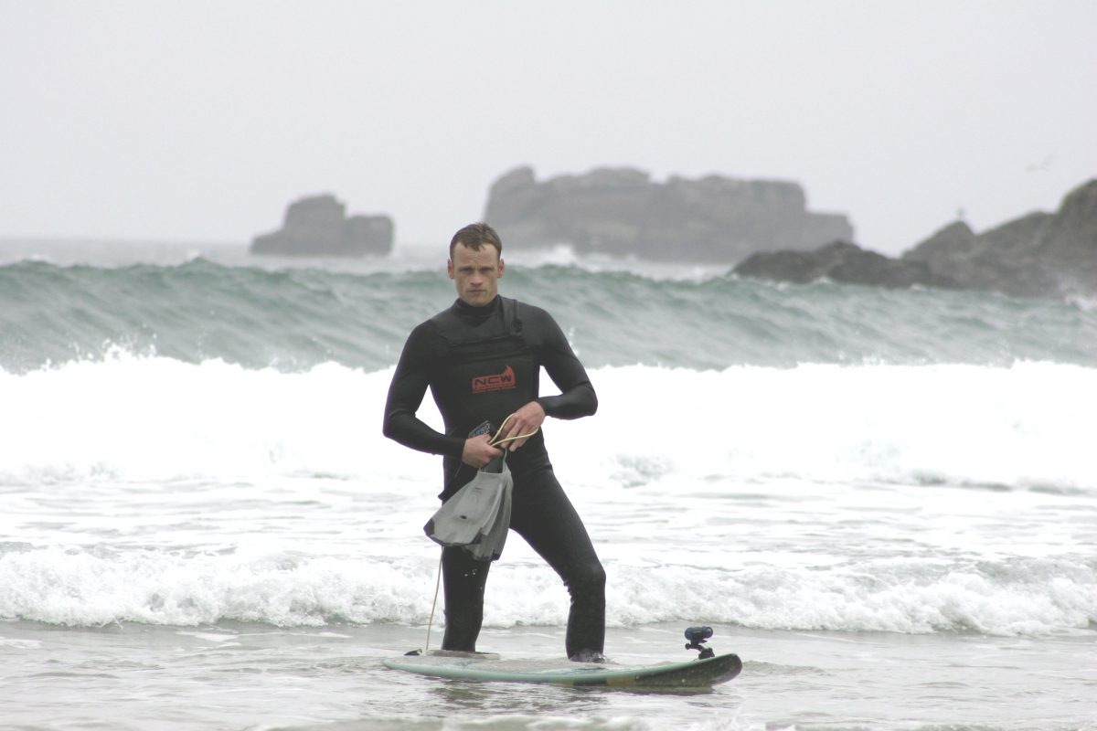 rich smith surfing in Brittany