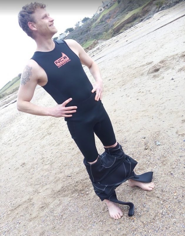 wetsuit care in the sand