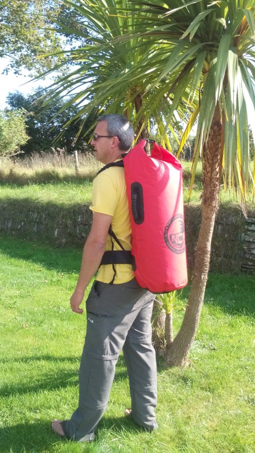 50l HD PVC drybag rucksack with removable straps