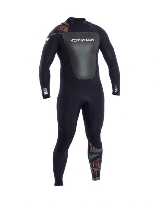 Mens Typhoon Kona back zip 5/4/3mm Wetsuit North Coast Wetsuits NCW