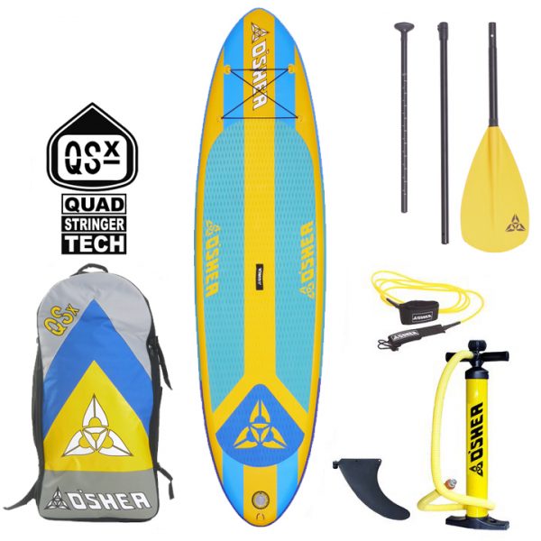 O'Shea 10'2 QXS Inflatable SUP board, full package