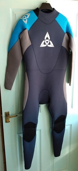 2021 O'Shea Prisma 543 winter wetsuit navy blue grey