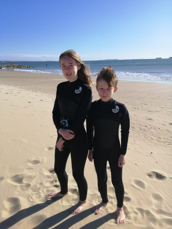 NCW Kids / Junior 5mm winter chest zip wetsuit