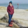 North Coast Wetsuits Sherpa fleece lined hoodie (Dusty Black, French Navy & Maroon)