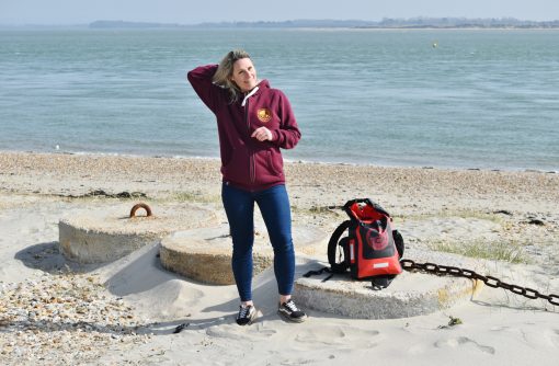 NCW Sherpa hoodie 1 Maroon