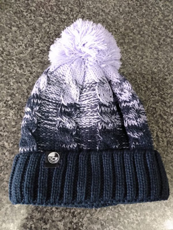 NCW Sherpa fleece beanie / bobble hat . Lots of colours available click for full range