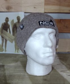 fold over / cuffed beanie hat (sand)