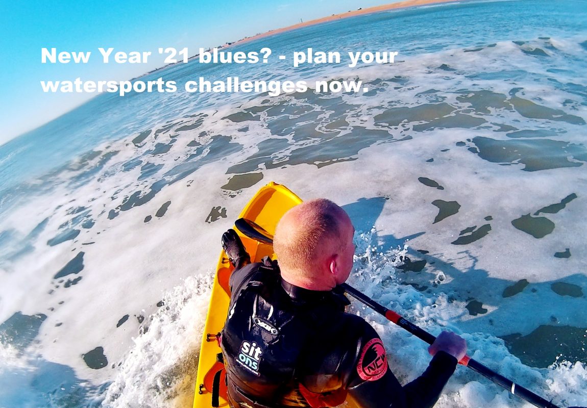 New Year '21 blues - plan your watersports challenges now.