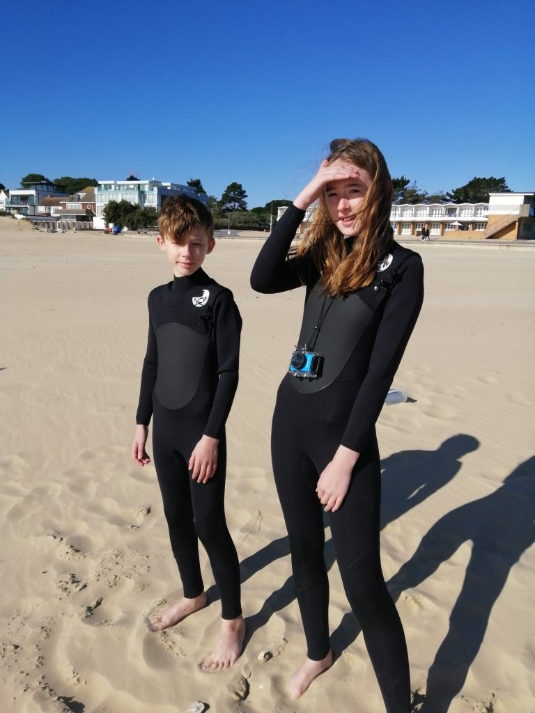 kids winter chest zip wetsuit 5mm super stretch neoprene and gbs seams