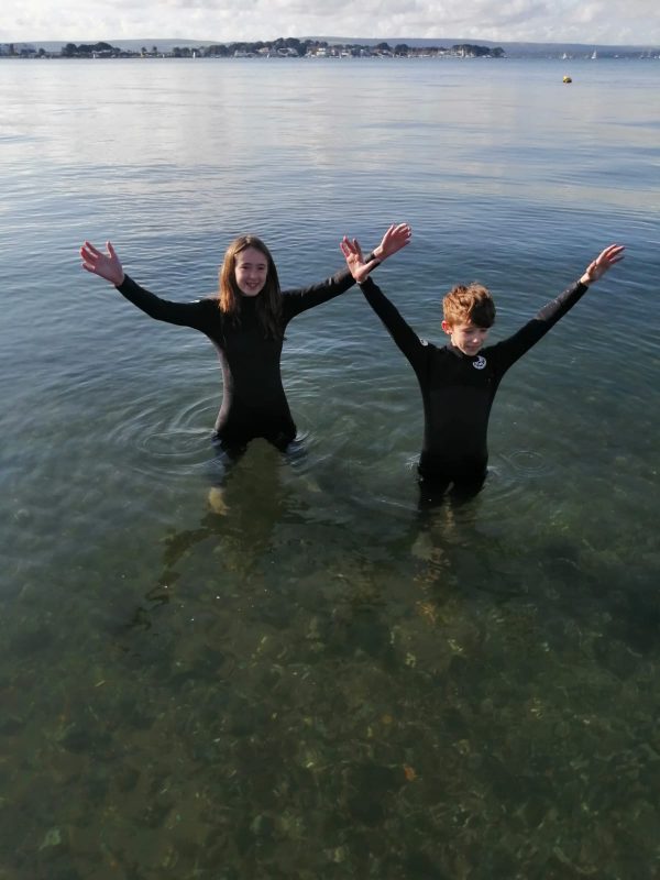 ncw kids and junior 5mm winter chest zip wetsuit