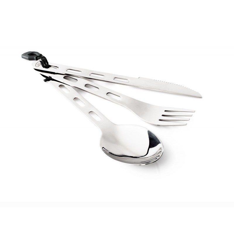 GSI Glacier Stainless 3 Piece Ring Cutlery Set