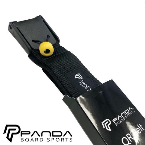 Panda Boardsports quick release safety belt for stand up paddle board leashes.