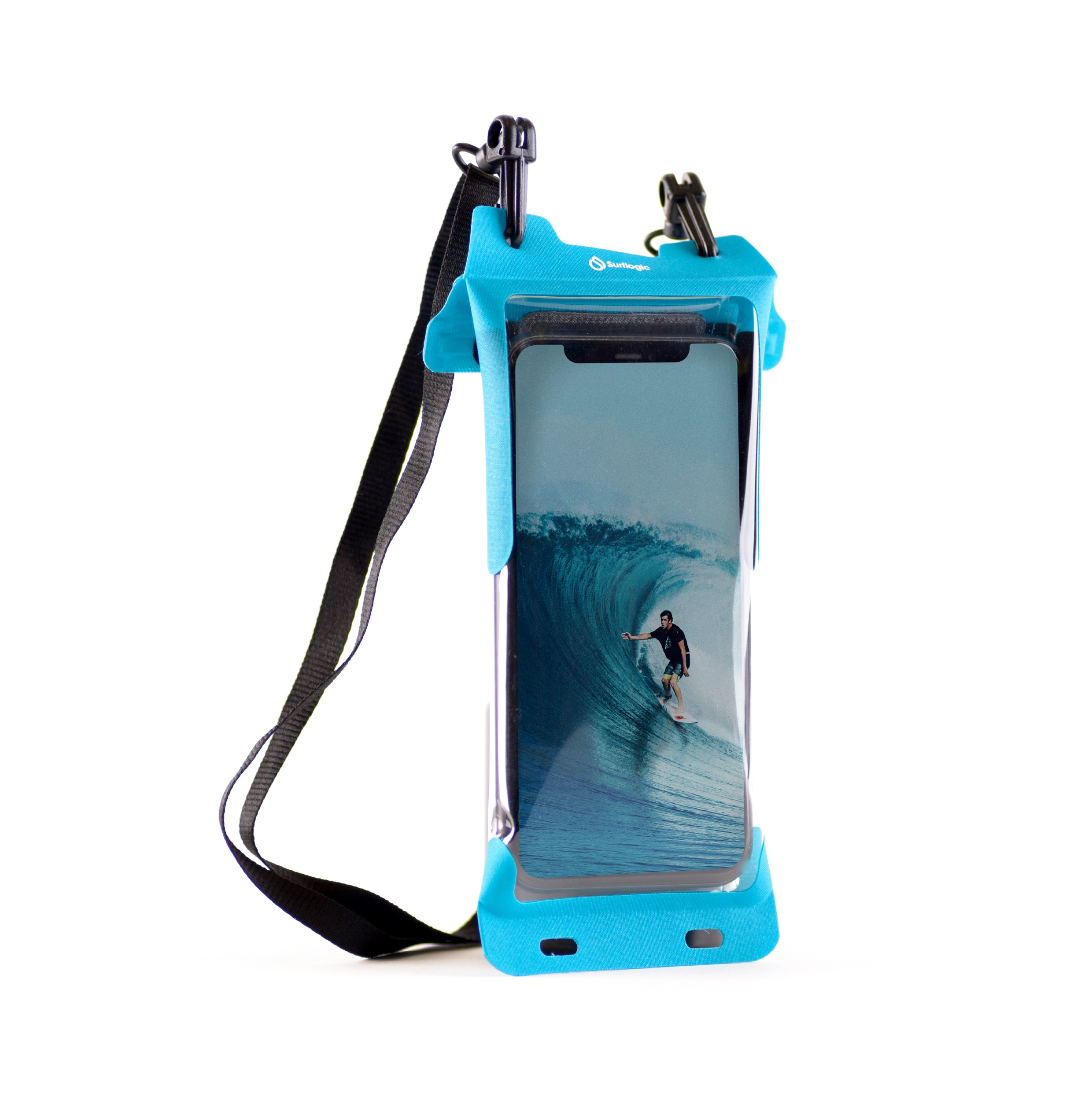 Surflogic waterproof & IPX8 submergible mobile phone case (blue)