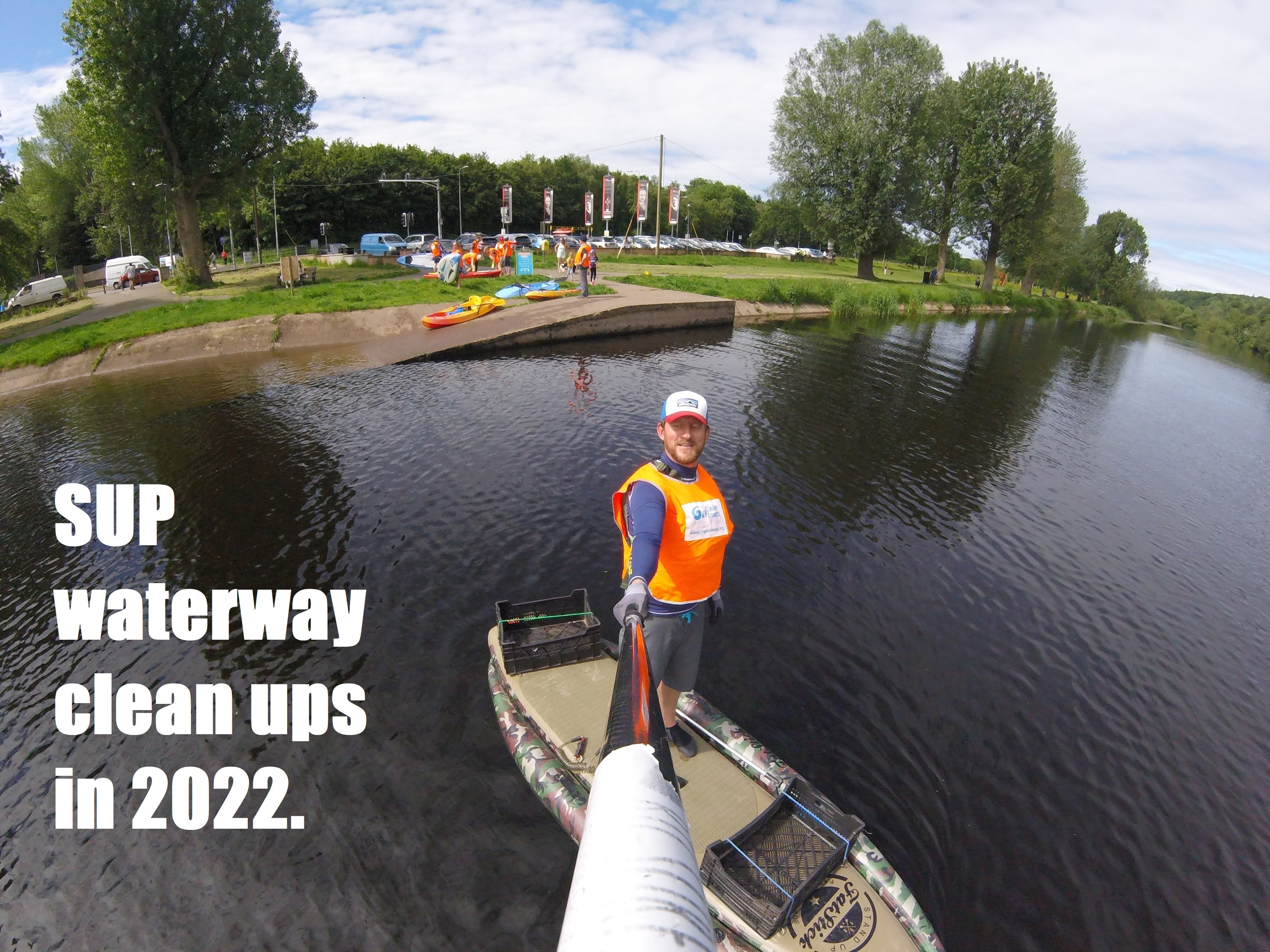 SUP waterway clean ups in 2022.