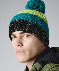 Beechfield Freestyle beanie hat.