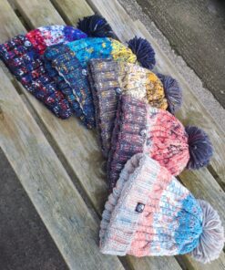 NCW Corkscrew sherpa fleece beanie hat #1