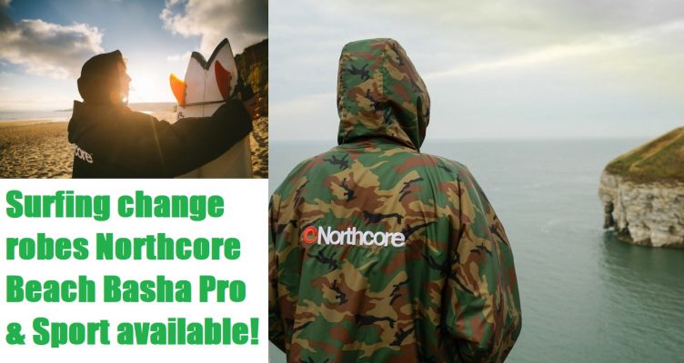 Surfing change robes Northcore Beach Basha Pro & Sport available!