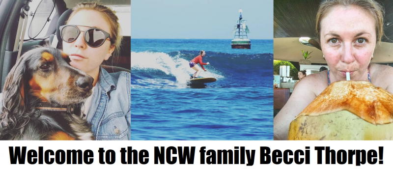 Welcome to the NCW family Becci Thorpe!