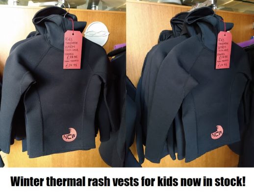 Winter thermal rash vests for kids now in stock!