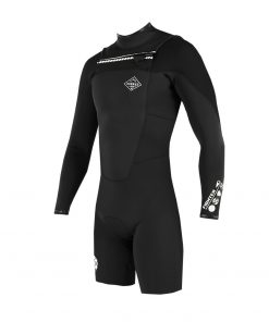 Sooruz men's FIGHTER 3/2mm LS FZ wetsuit.