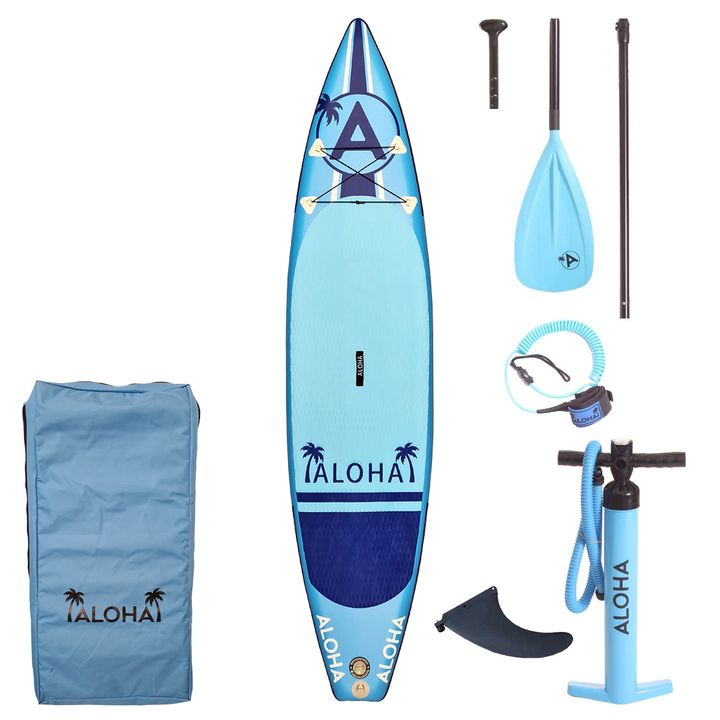 SALE NOW ON - 20% off : Aloha Explore 11'4 Inflatable SUP Board, full package