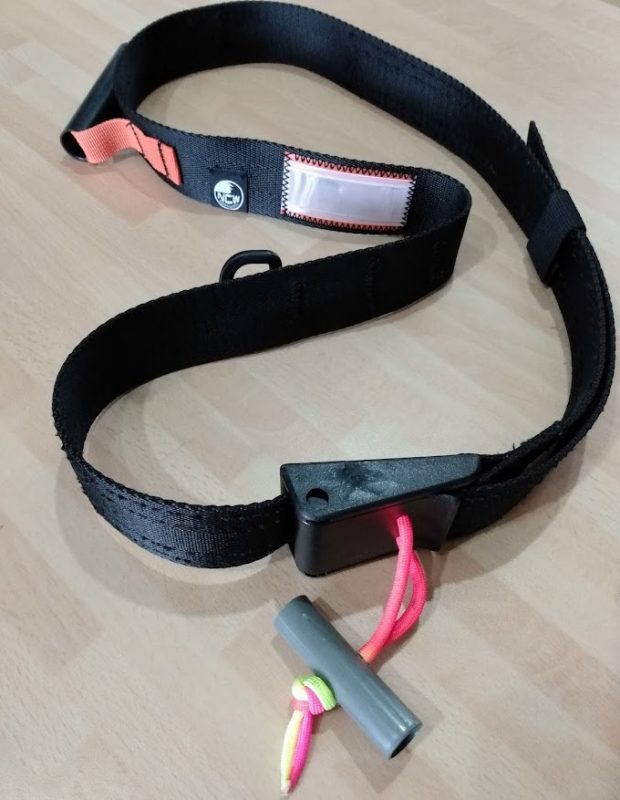 NCW upcycled quick release safety belt for stand up paddle board leashes - MADE IN CORNWALL
