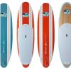 Freshwater Bay Paddleboard Co. Classic stand up paddle board 9'11 10'6 painted glass Paulownia wood finish.