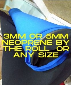 3mm or 5mm double lined neoprene by the roll