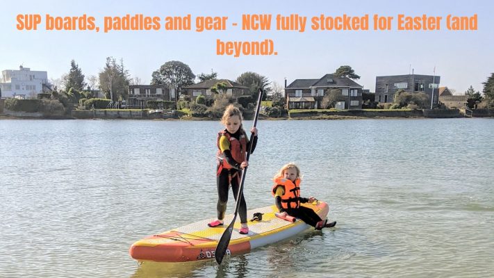 SUP boards, paddles and gear - NCW fully stocked for Easter (and beyond).