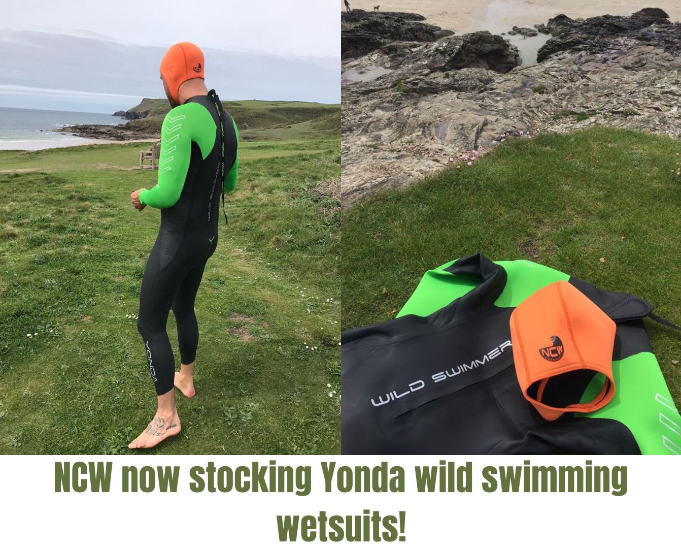 NCW now stocking Yonda Spook wild swimming wetsuits! North Coast Wetsuits NCW