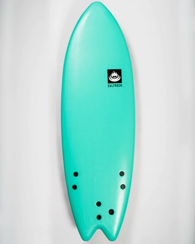 Saltrock Wave Creeper 5'8 Fish soft surfboard.