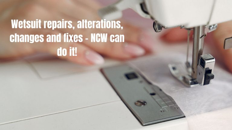 Wetsuit repairs, alterations, changes and fixes β NCW can do it!
